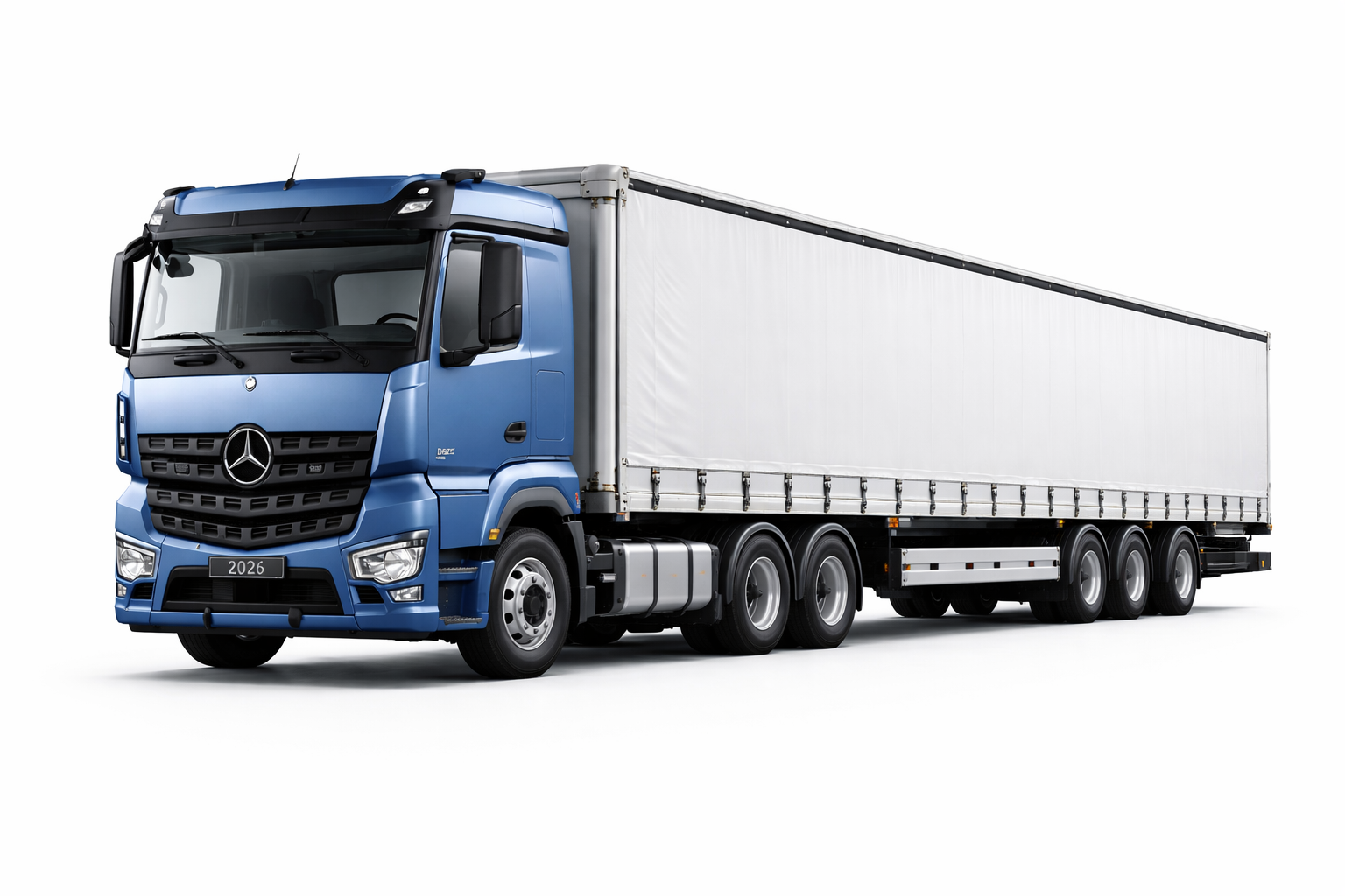 Mercedes-Benz Actros Curtain Side Truck