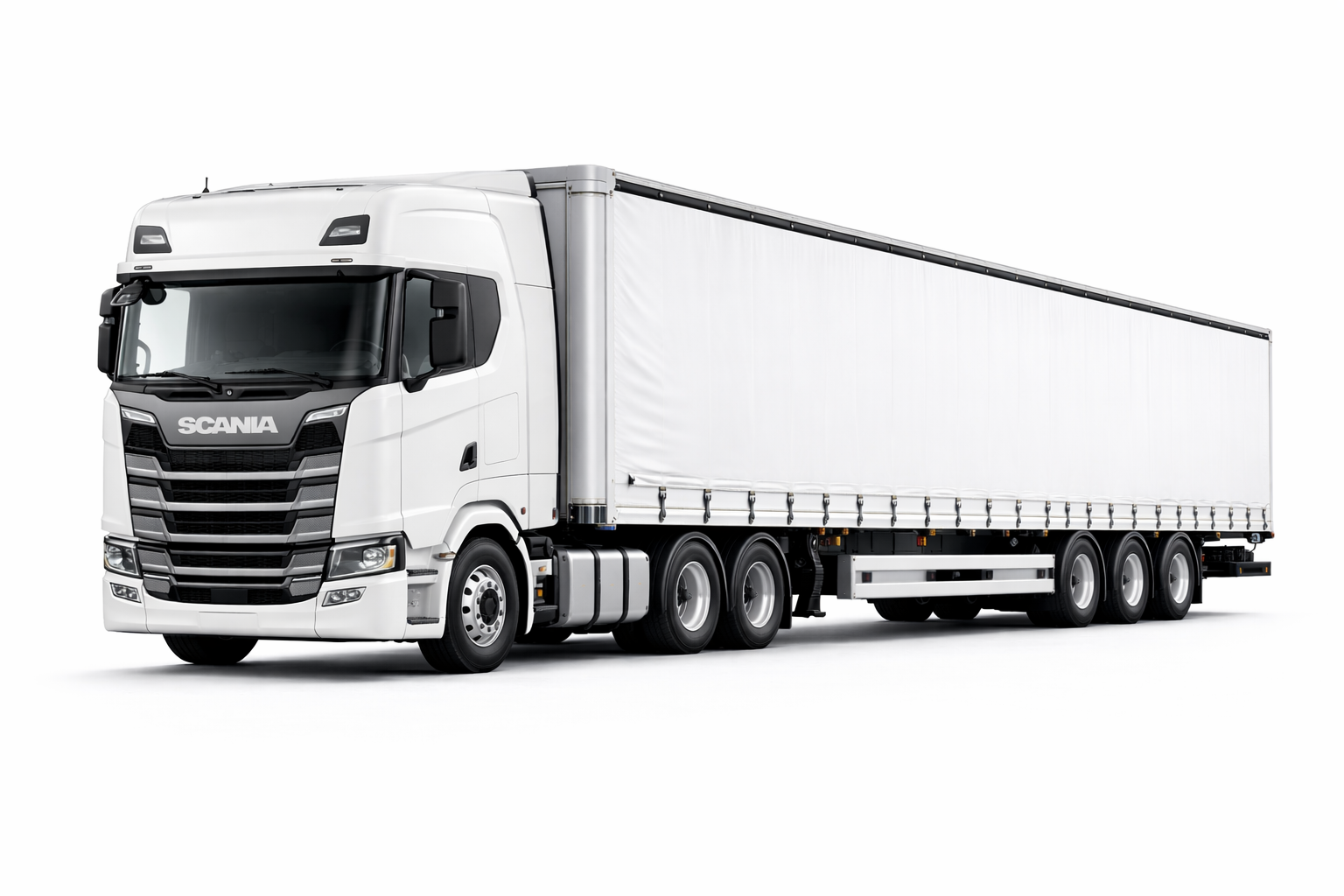 Scania Curtain Side Truck